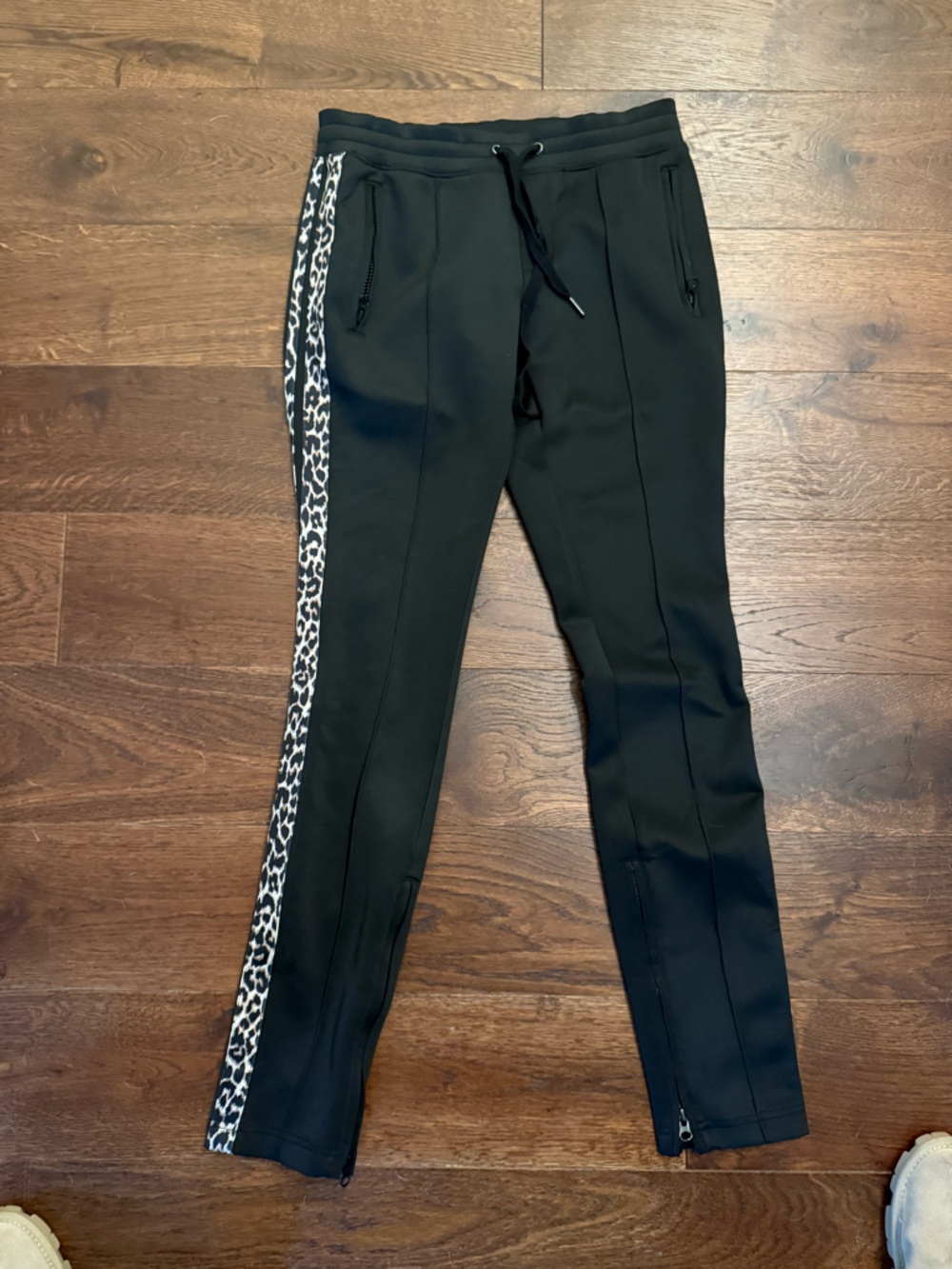 Pam & Gela Black Drawstring Jogger Pants
